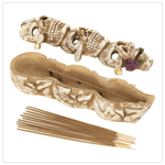 Skull Trio Incense Burner